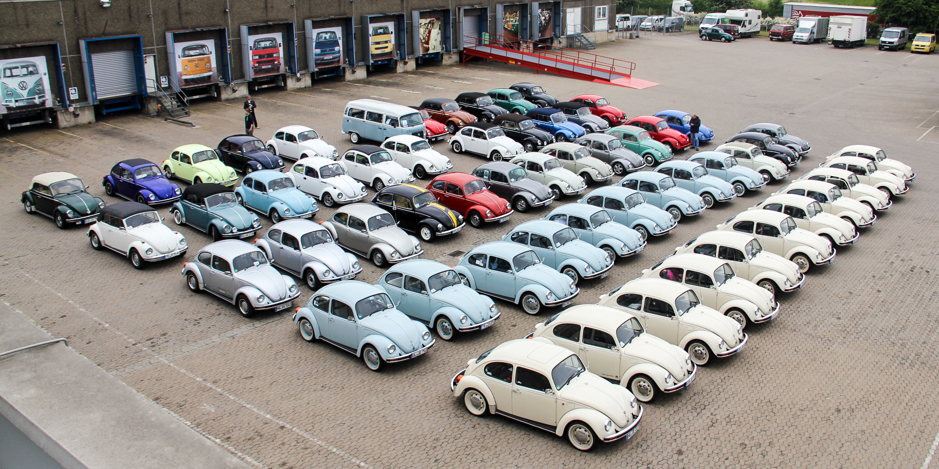 Colección de vehículos industriales Volkswagen de época