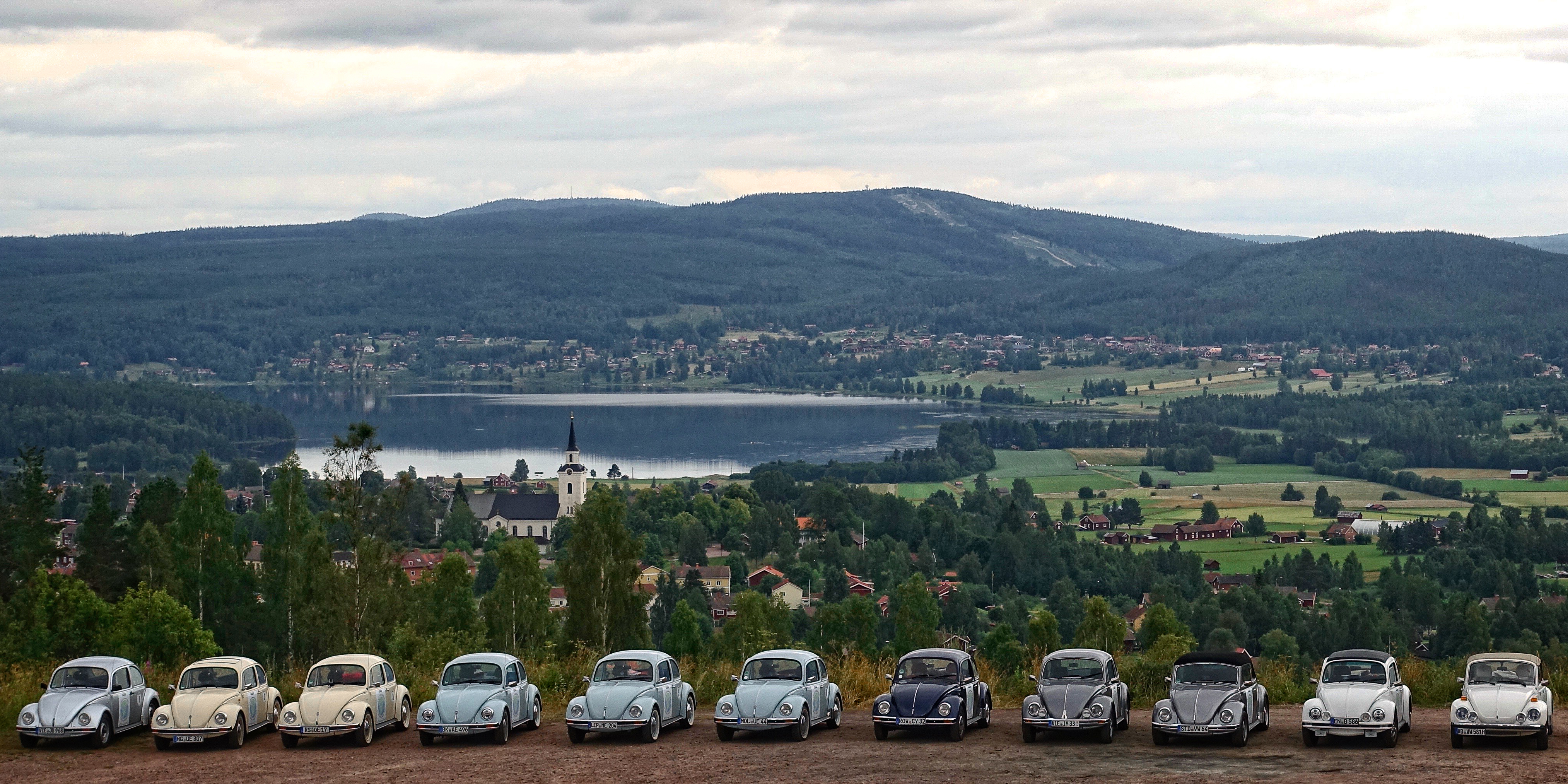 Panorama über Siljansnäs am Siljansee