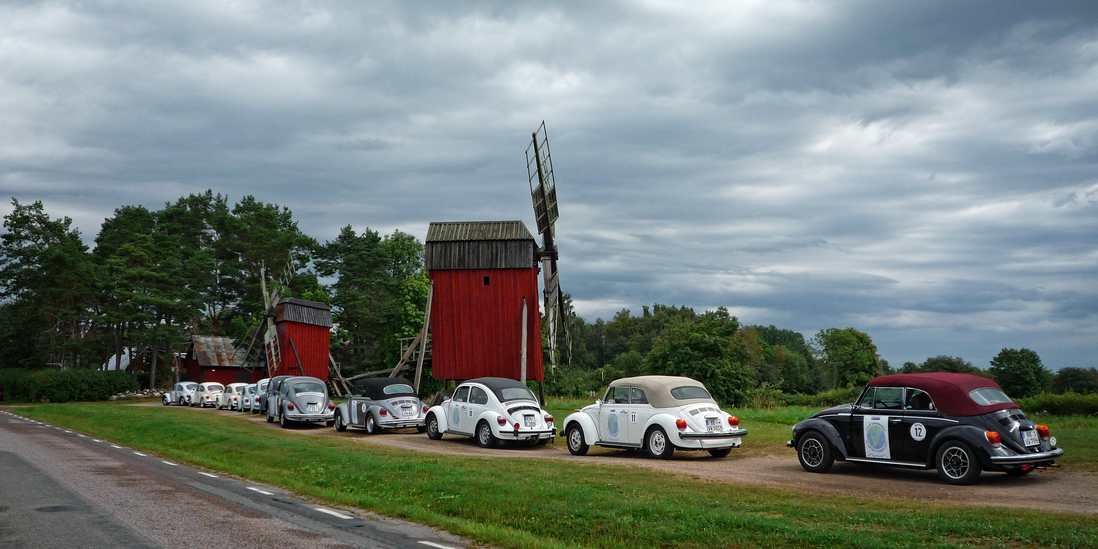 Windmühlen auf Öland, Schweden