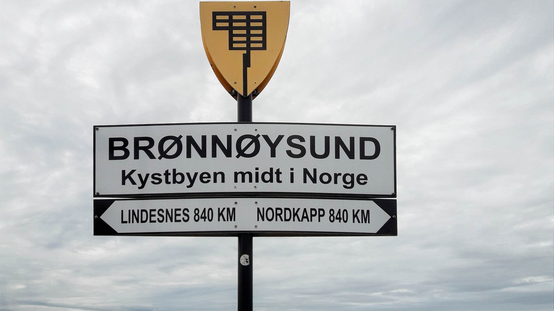 Die Mitte von Norwegen