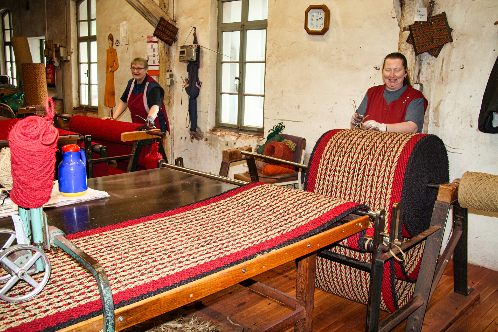 Schär coconut weaving mill in Eisenschmitt