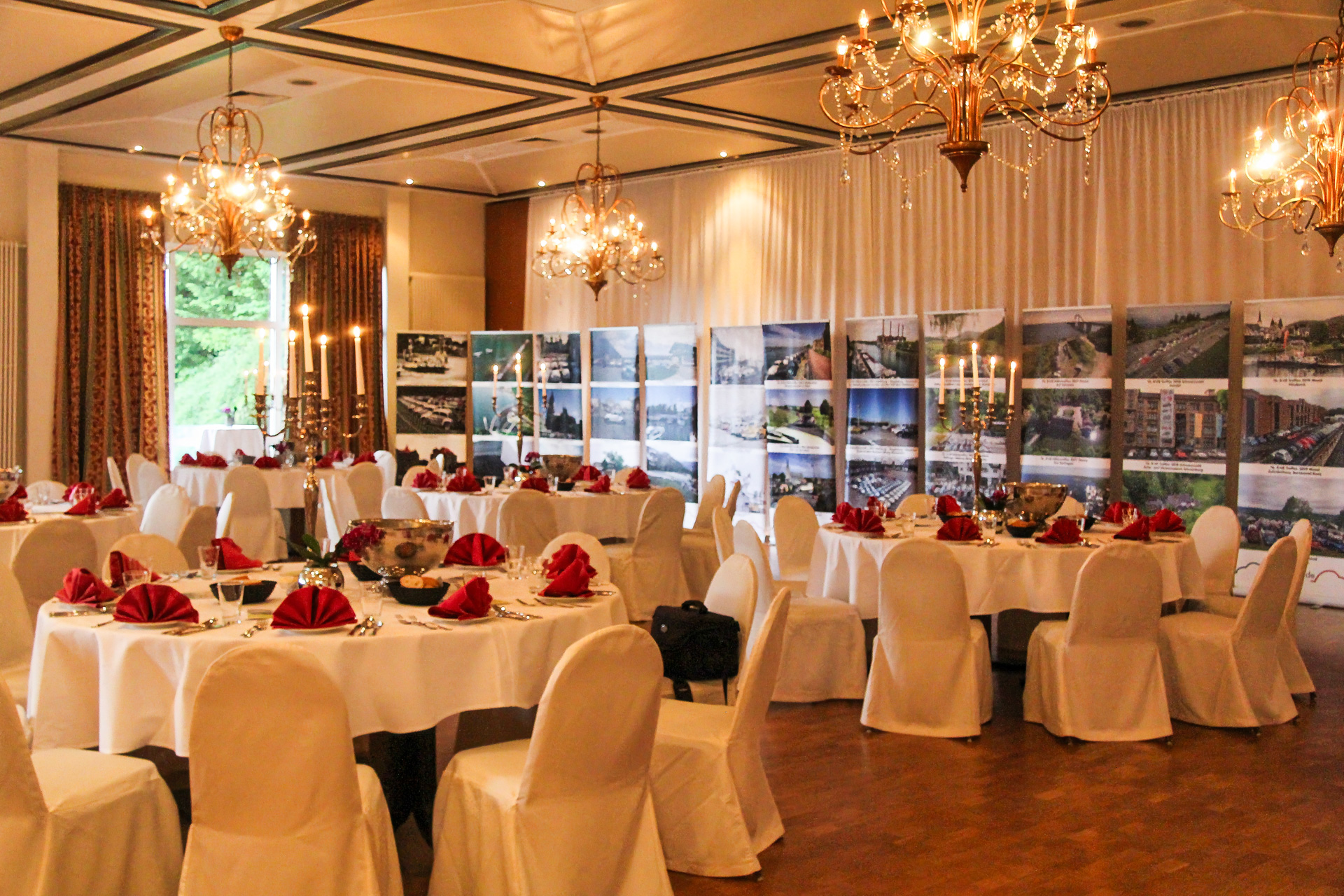 Gala dinner room at Hotel Vulcano-Lindenhof