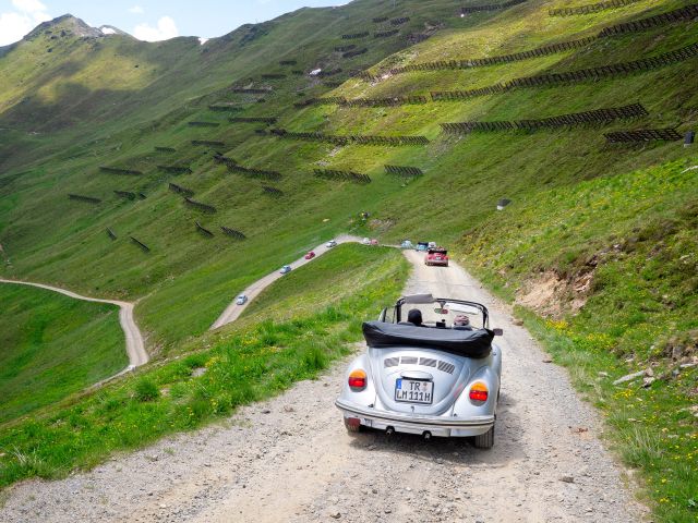 Abfahrt vom Fisser Joch