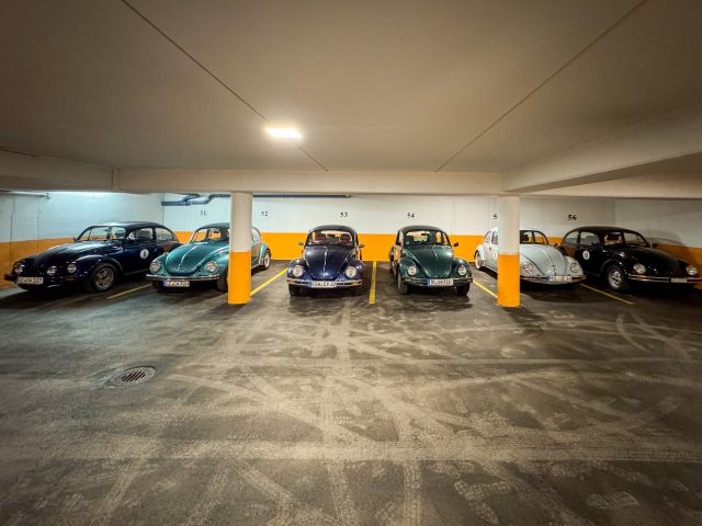 The beetles in the hotel underground car park