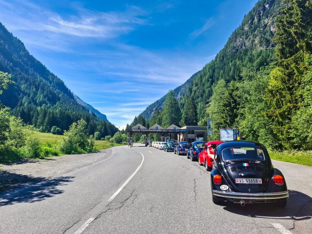 Toll booth near Feichten