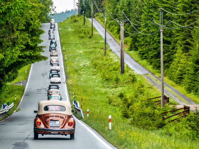 Fahrt durch den Böhmerwald