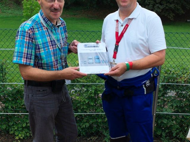 Walter K&ouml;hler with Bernhard Kadow