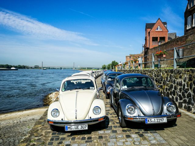 Rhine promenade in Rees