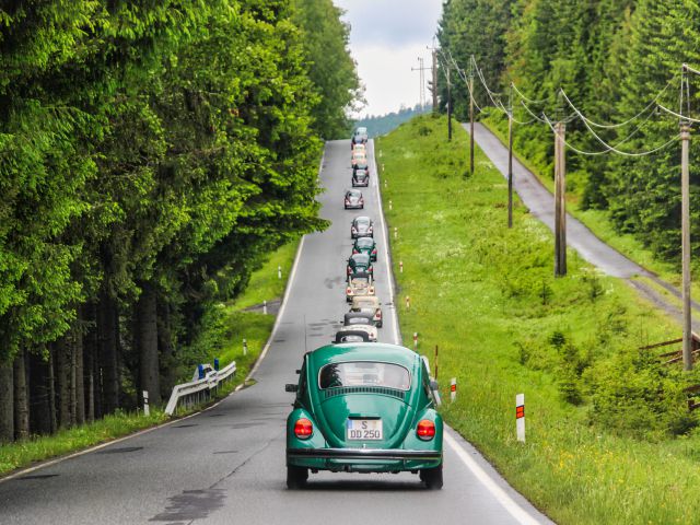 Fahrt durch den Böhmerwald