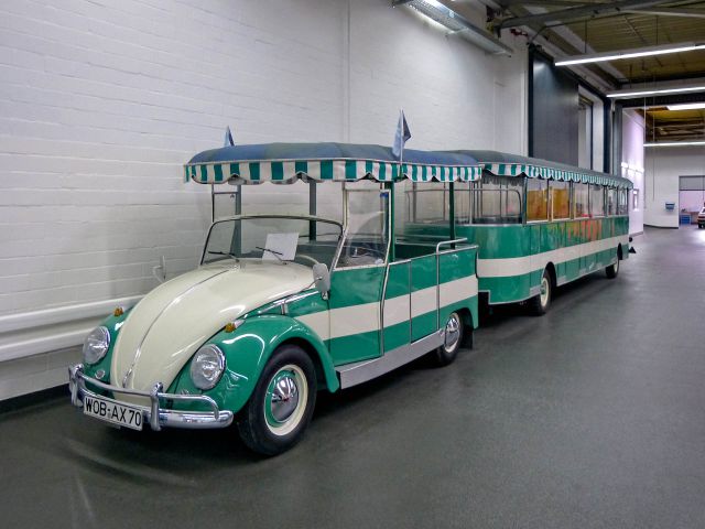 Un tren para Visitas a la fábrica (depósito de Autostadt)