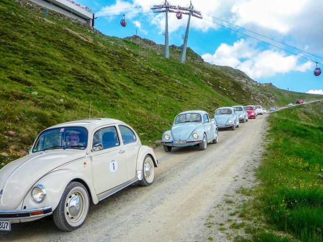 Departure from Fisser Joch