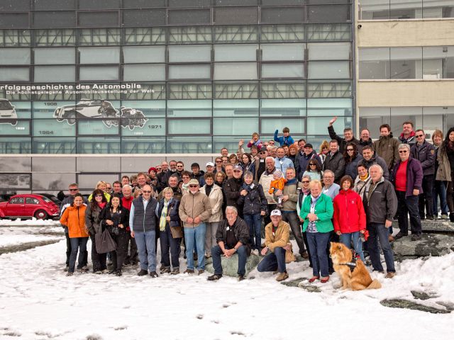 Group photo on the Kaiser-Franz-Joseph-Höhe