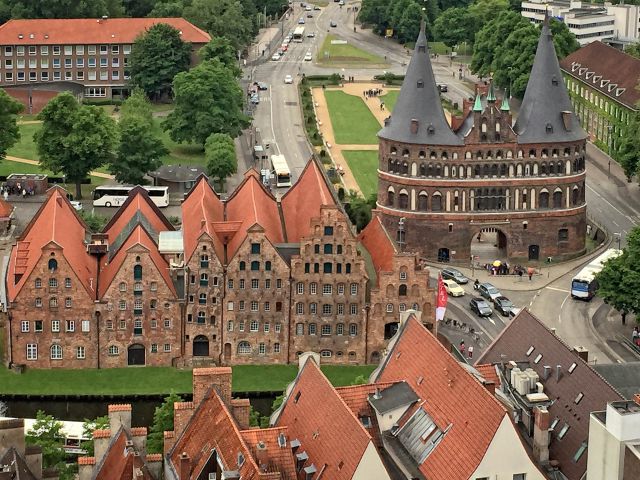 Lübeck from above