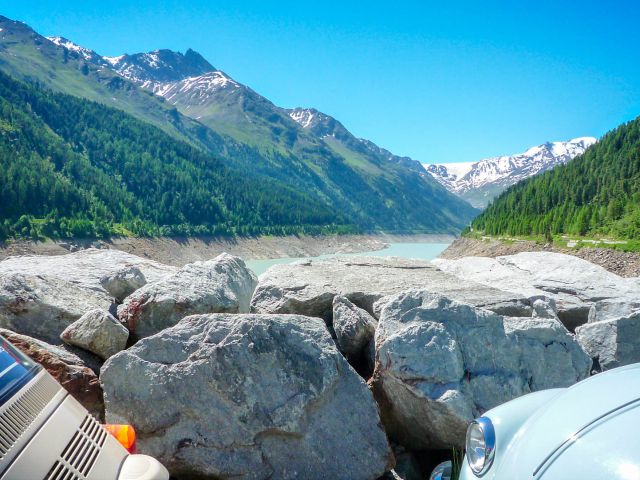 View from the dam