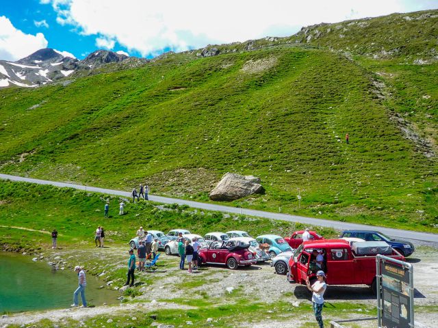 En el lago Weißsee