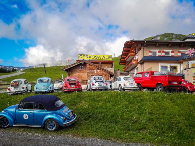 Arrival at the Cervosa Alp