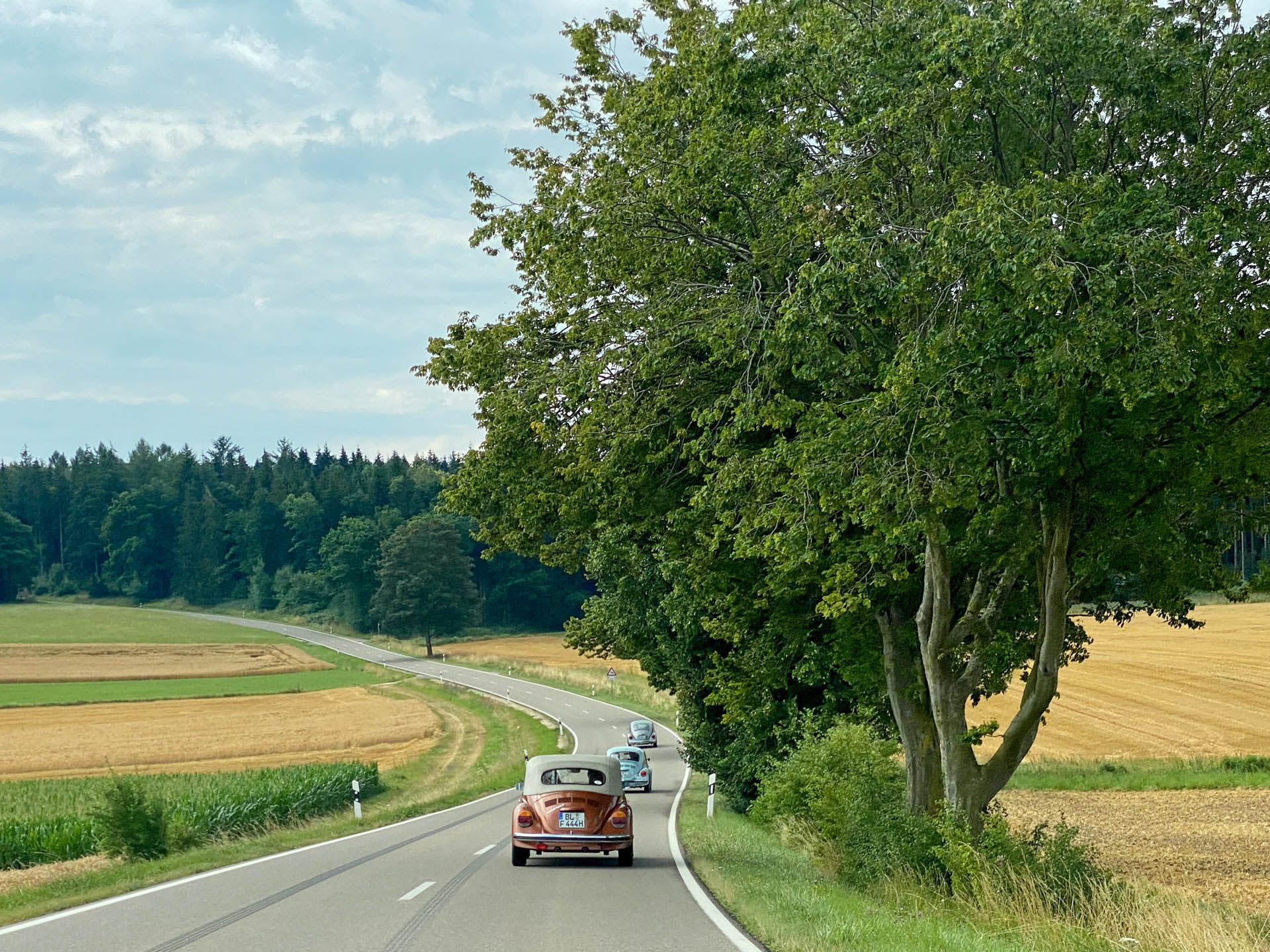 Fahrt über die Schwäbsiche Alb