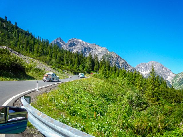 Fahrt zum Hahntennjoch