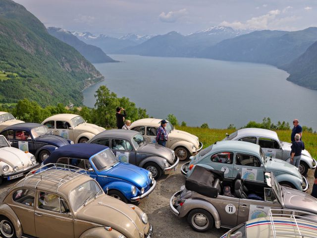 Blick auf den Storfjord vom Bauernhof Lia