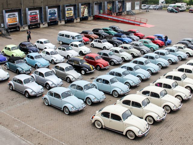 Colección de vehículos industriales Volkswagen de época