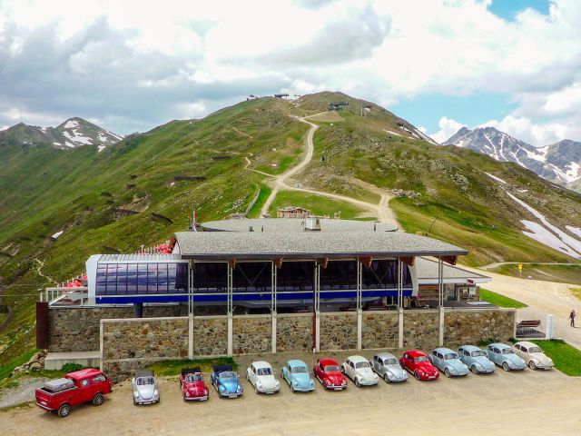 Schönjoch cable car top station