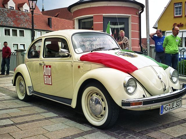 Der vorletzt gebaute UE-Käfer von AutoBILD