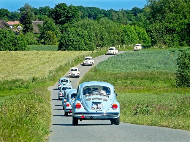 Konvoifahrt auf dem Baumkrug