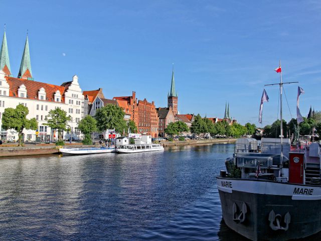 Paseo en barco por Lübeck