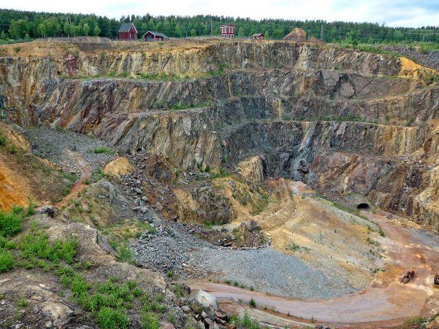 La mina de cobre de Falun