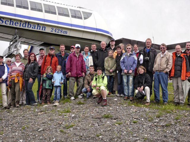 Gruppenfoto auf der Scheid