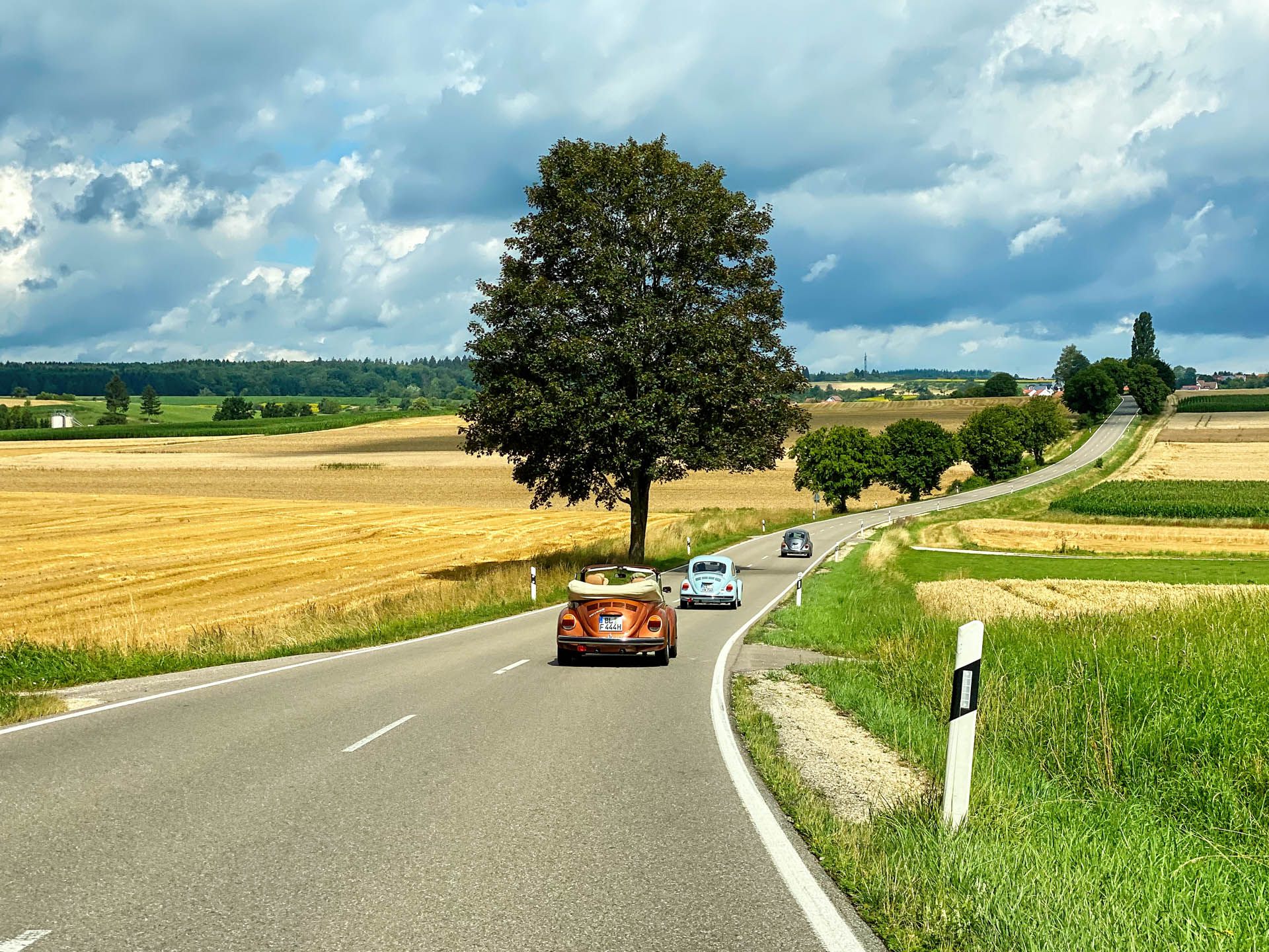 Fahrt über die Schwäbsiche Alb