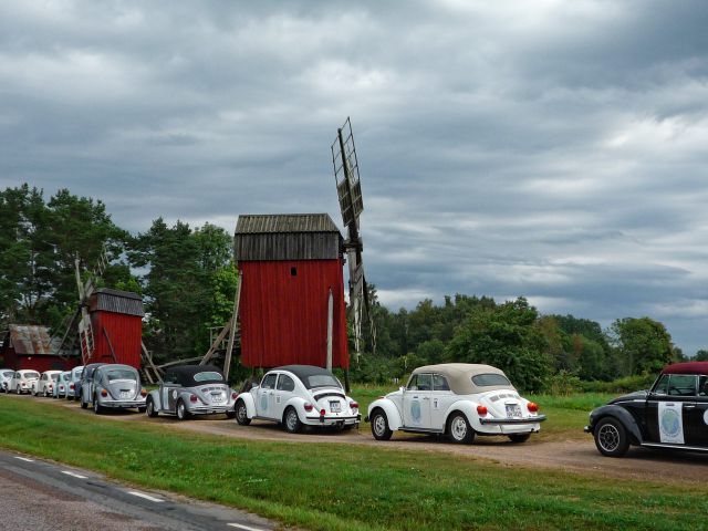 Molinos de viento en Öland, Suecia