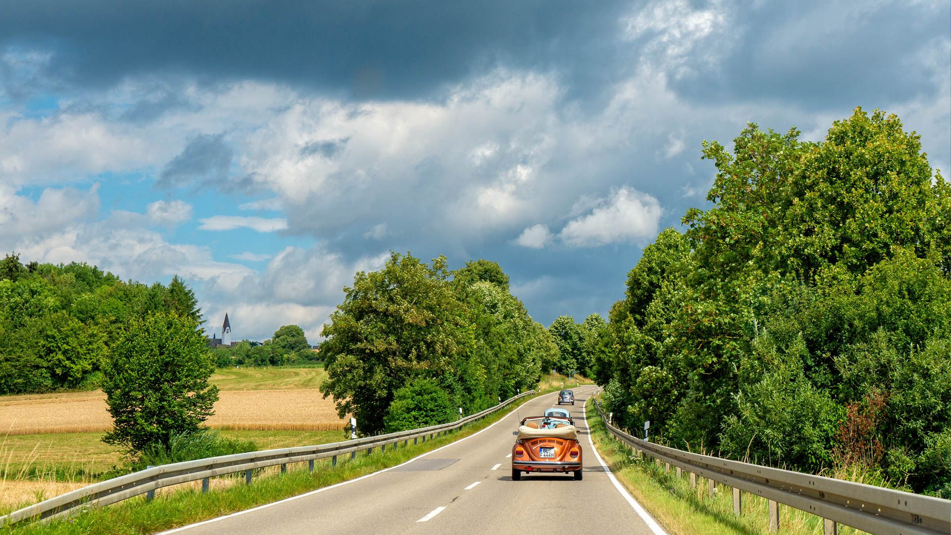 Fahrt über die Schwäbsiche Alb