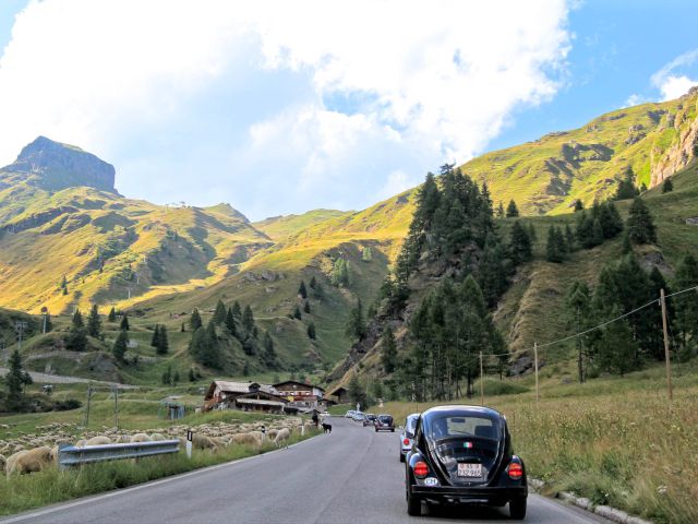 Drive to the Passo Fedaia